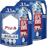Amazon | 洗濯洗剤 液体 超抗菌プレミアム 漂白剤級の洗浄力 詰替 超